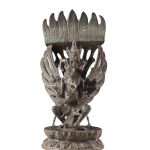 Vintage Indonesian Bronze Vishnu on Garuda | 12" x 6" x 5.5" (30.5 x 15.2 x 14 cm) | 2.19 kg Sacred Art | Heritage Divine Harmony